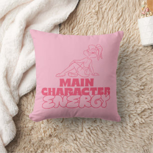 Lola Main Character Energy Throw Pillow