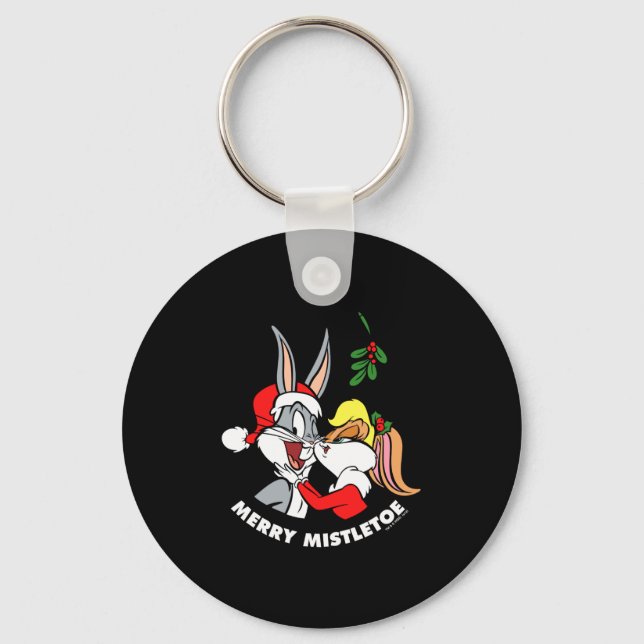 Lola Merry Mistletoe  Keychain (Front)
