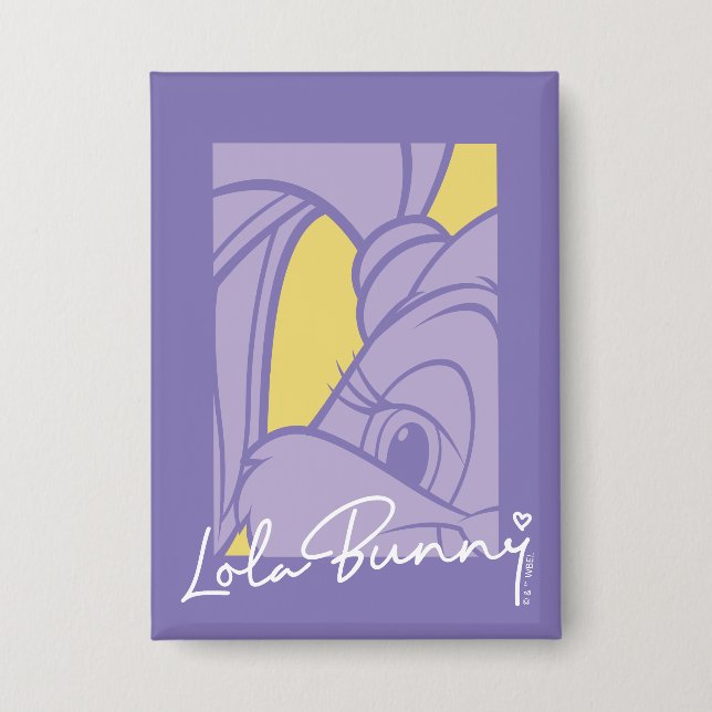 Lola Portrait Autograph Button (Front)