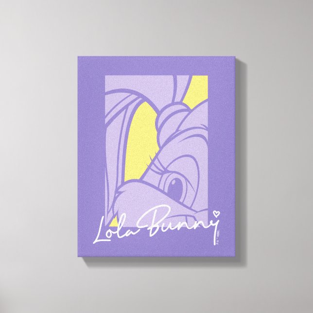 Lola Portrait Autograph Canvas Print (Front)