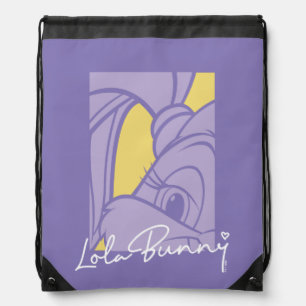 Lola Portrait Autograph Drawstring Bag