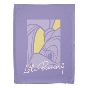 Lola Portrait Autograph Duvet Cover