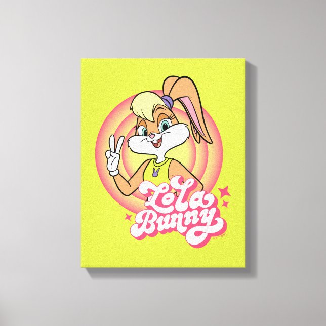 Lola Retro LOONEY TUNES™ Rings Canvas Print (Front)