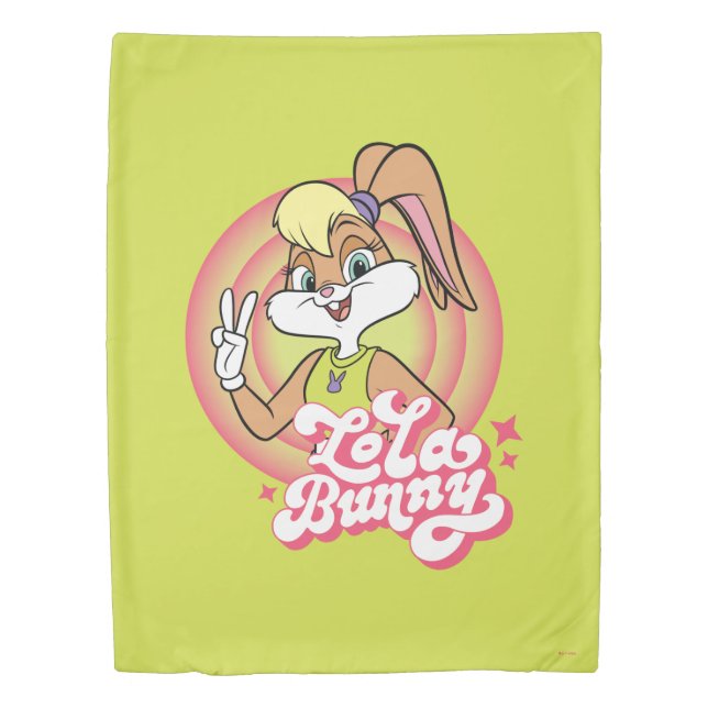 Lola Retro LOONEY TUNES™ Rings Duvet Cover (Front)