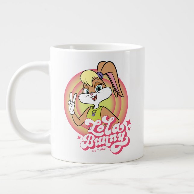 Lola Retro LOONEY TUNES™ Rings Giant Coffee Mug (Left)
