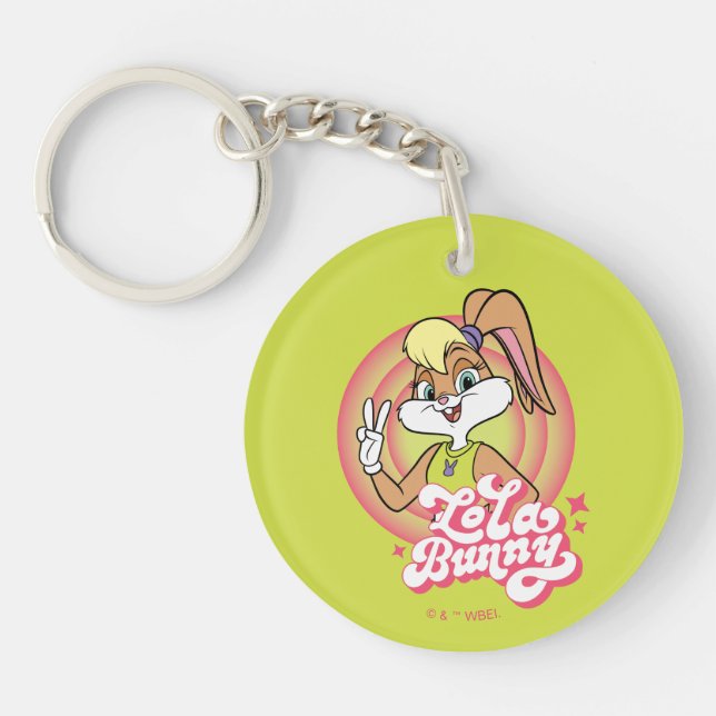 Lola Retro LOONEY TUNES™ Rings Keychain (Front)