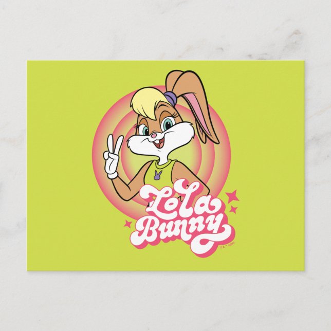 Lola Retro LOONEY TUNES™ Rings Postcard (Front)