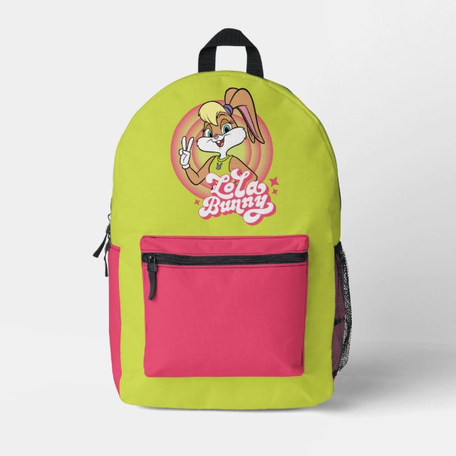 Lola Retro LOONEY TUNES™ Rings Printed Backpack (Front)
