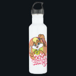 Lola Retro LOONEY TUNES™ Rings Stainless Steel Water Bottle<br><div class="desc">Peace out with Lola in the iconic Looney Tunes Rings! This eye-catching design features Lola Bunny giving a playful peace sign against a bold, colorful backdrop. Her iconic style and the retro "Lola Bunny" lettering make this a must-have for any Looney Tunes fan. Personalize your Zazzle gear – from apparel...</div>
