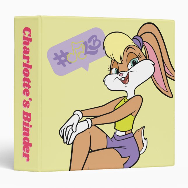 Lola Sitting 3 Ring Binder (Front/Spine)