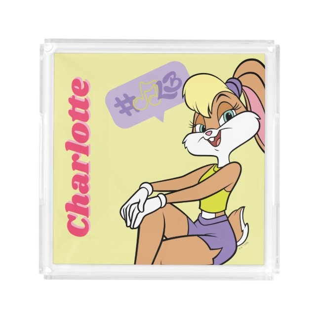 Lola Sitting Acrylic Tray (Front)