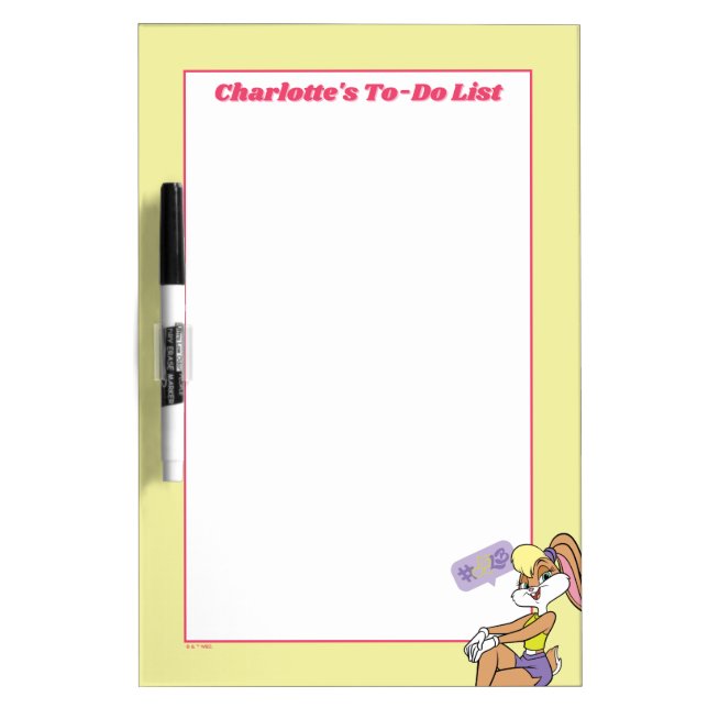 Lola Sitting Dry Erase Board (Front)