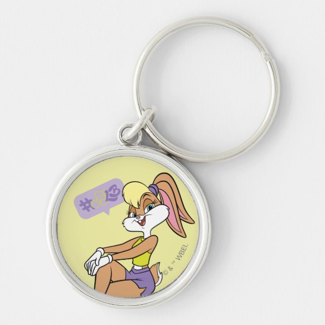 Lola Sitting Keychain (Front)