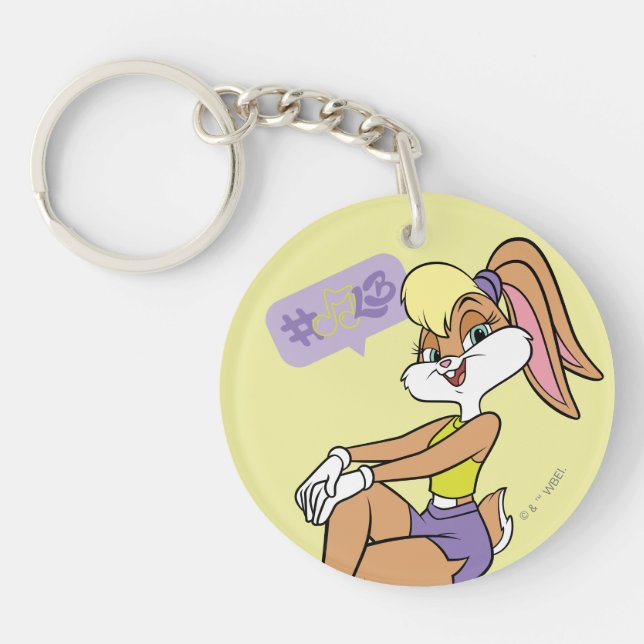Lola Sitting Keychain (Front)