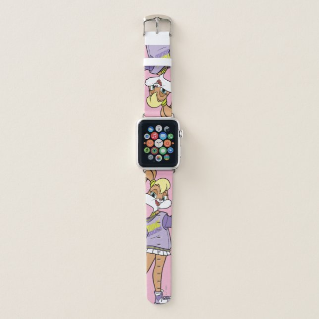 Lola TUNE SQUAD™ Varsity Heart Apple Watch Band (Front)