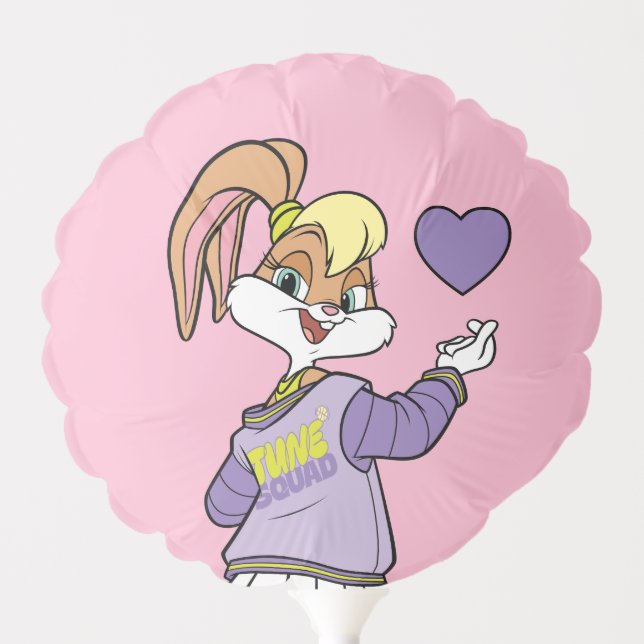 Lola TUNE SQUAD™ Varsity Heart Balloon (Front)