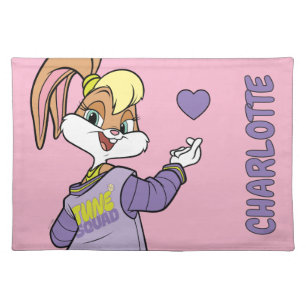 Lola TUNE SQUAD™ Varsity Heart Cloth Placemat