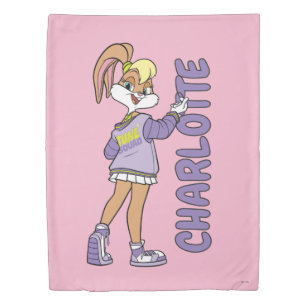 Lola TUNE SQUAD™ Varsity Heart Duvet Cover