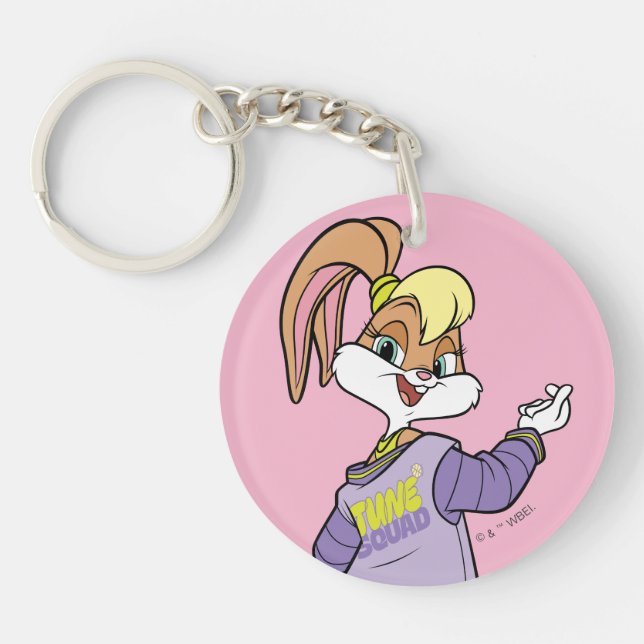 Lola TUNE SQUAD™ Varsity Heart Keychain (Front)