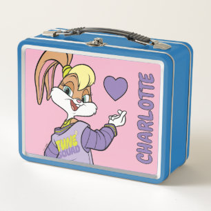 Lola TUNE SQUAD™ Varsity Heart Metal Lunch Box