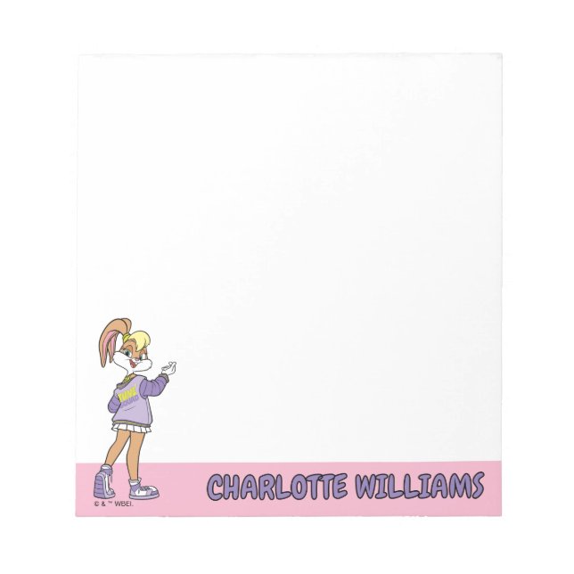 Lola TUNE SQUAD™ Varsity Heart Notepad (Front)