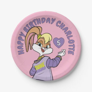 Lola TUNE SQUAD™ Varsity Heart Paper Plates