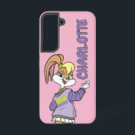 Lola TUNE SQUAD™ Varsity Heart Samsung Galaxy S22 Case<br><div class="desc">Rock that Tune Squad vibe with Lola! This image captures her sporty-chic look in her varsity jacket, holding up a heart gesture. Perfect for any Looney Tunes fan, this design adds a touch of playful style to your Zazzle creations. Customize everything from apparel to home décor and show off your...</div>