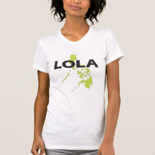 Lola with Philippines map T-Shirt