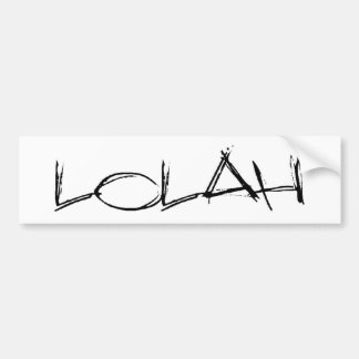 lolah bumper sticker