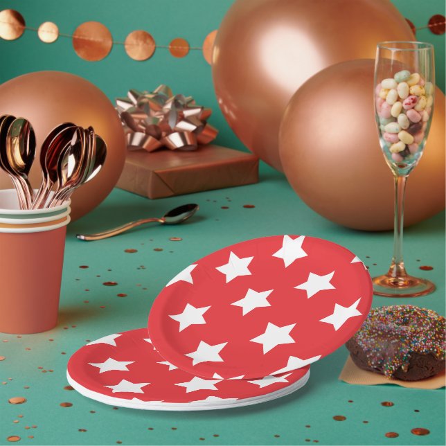 Lolailo 08 Starred Paper Plates (Multi)