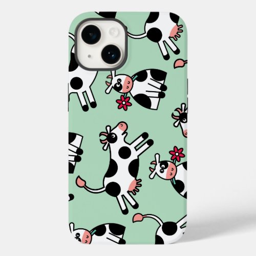 Lolailo 22 Flower Power Cow Case_Mate iPhone 14 Case