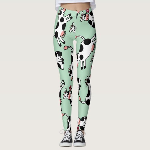  Lolailo 22 Flower Power Cow Leggings