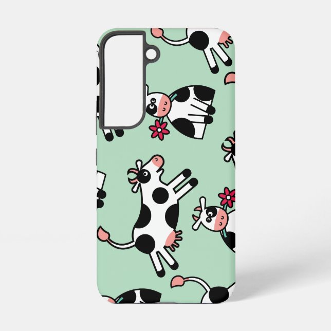 Lolailo 22 Flower Power Cow Samsung Galaxy Case (Back)