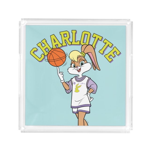 Lola's Basketball Spin Acrylic Tray (Front)