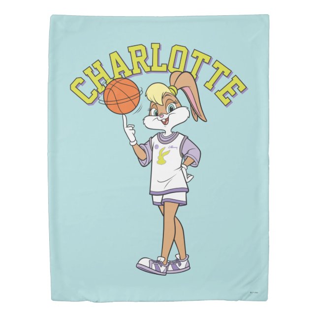 Lola's Basketball Spin Duvet Cover (Front)