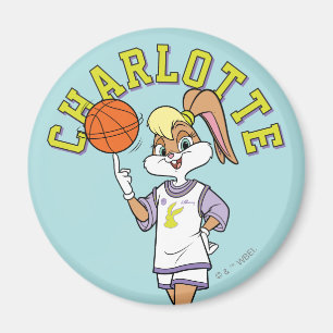 Lola's Basketball Spin Magnet