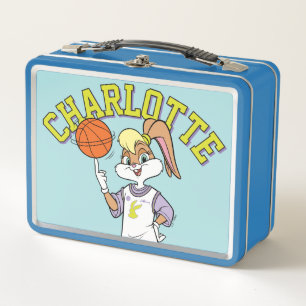 Lola's Basketball Spin Metal Lunch Box
