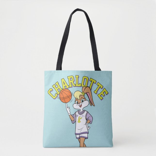 Lola's Basketball Spin Tote Bag (Front)