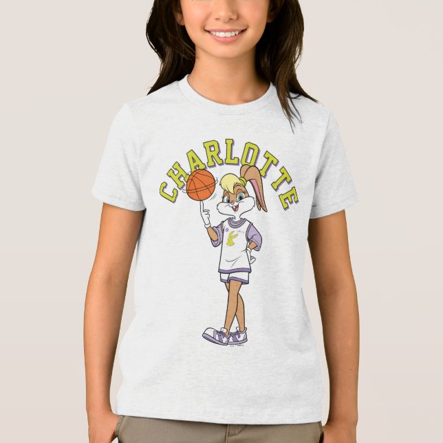Lola's Basketball Spin Tri-Blend Shirt (Front)