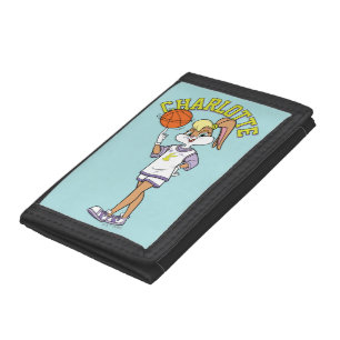 Lola's Basketball Spin Tri-fold Wallet
