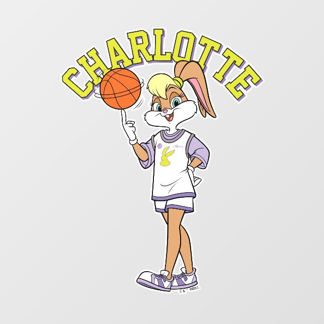 Lola's Basketball Spin Wall Decal (Front)