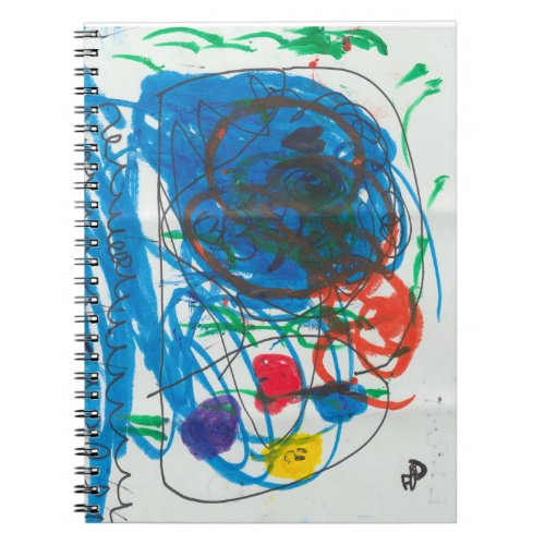 Lolas Basquiat inspired art Notebook