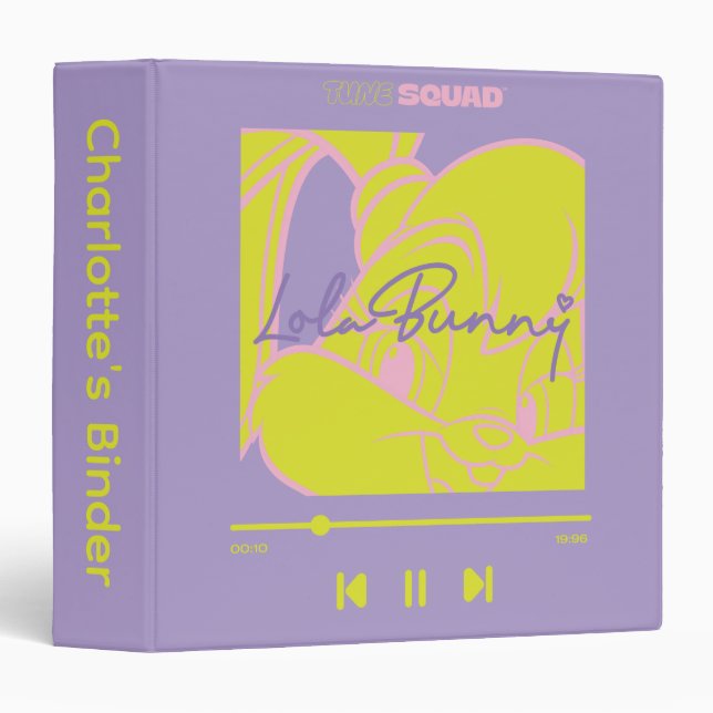 Lola's Music Player 3 Ring Binder (Front/Spine)