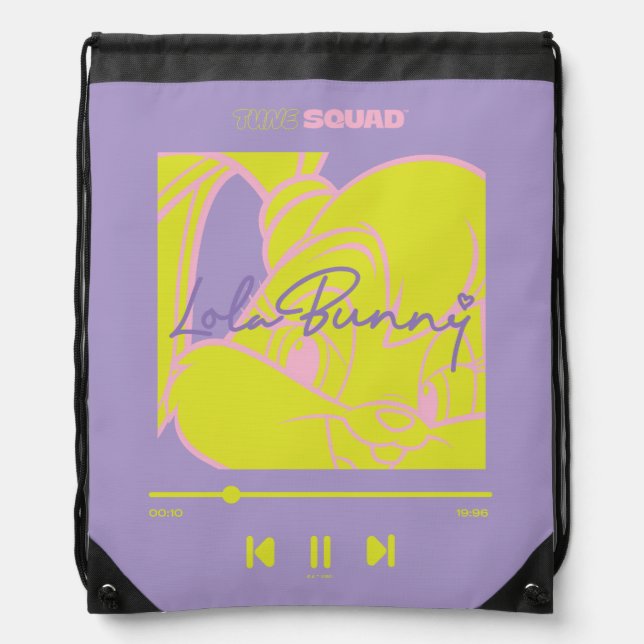Lola's Music Player Drawstring Bag (Front)
