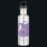 Lola's Music Player Stainless Steel Water Bottle<br><div class="desc">Drop the beat with Lola's Tune Mix! This design captures Lola Bunny in a retro media player style, featuring "Tune Squad™" branding and playful playback controls. The vibrant colors and unique layout make this a standout piece for any Looney Tunes fan. Personalize your Zazzle gear – from apparel to art...</div>