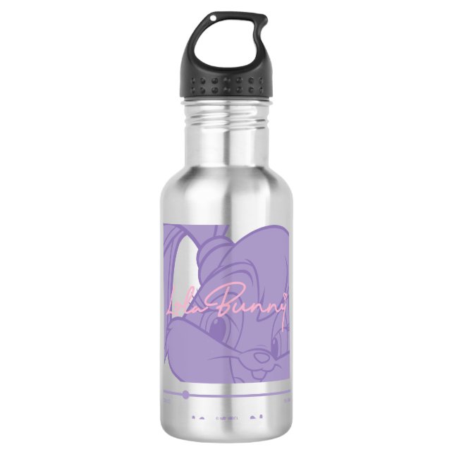 Lola's Music Player Stainless Steel Water Bottle (Front)