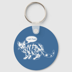 lolcat - i can has? keychain