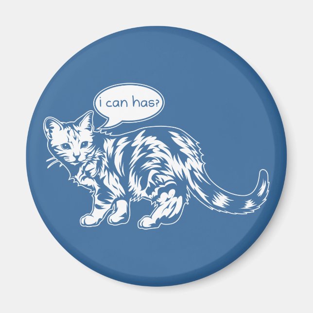 lolcat - i can has? magnet (Front)