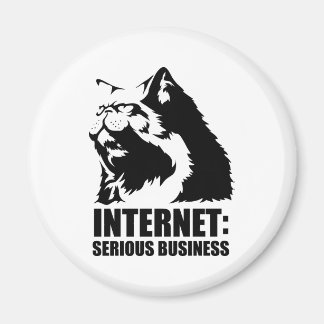 lolcat the internet is serious business magnet