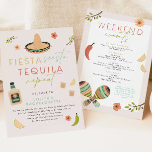 LOLITA Fiesta Siesta Tequila Bach Welcome Letter